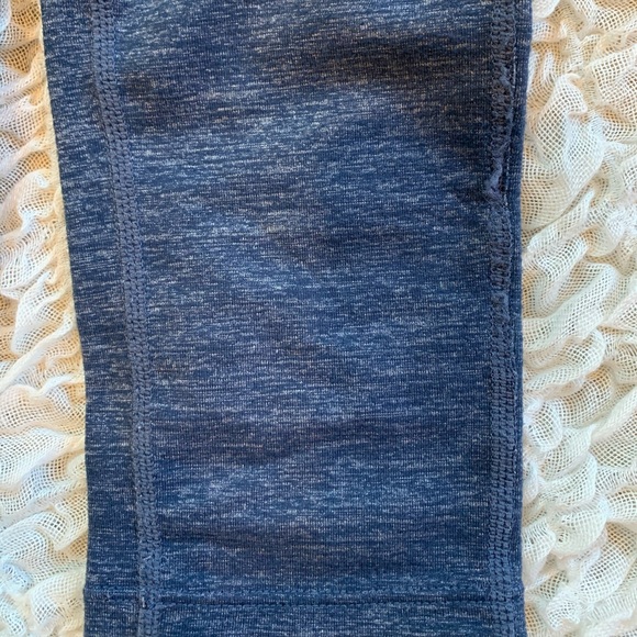 Athleta Shimmer Chaturanga Running Tights Yoga Barre Leggings Blue XS Gym Wear - Picture 7 of 8